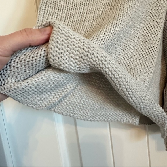 NWT WeWoreWhat pull on sweater short in light gray super soft casual luxury S - Picture 6 of 8